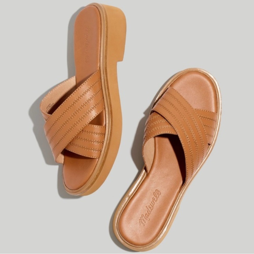 Madewell The Alina Platform Sandal - Size 10